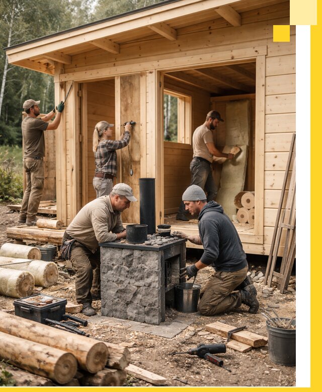 Купить баню под ключ в Майкопе строительство монтаж отделка