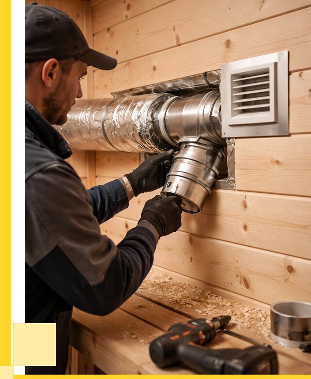 Монтаж вентиляции бани в Майкопе от 12131 р. | ЭриданМкп