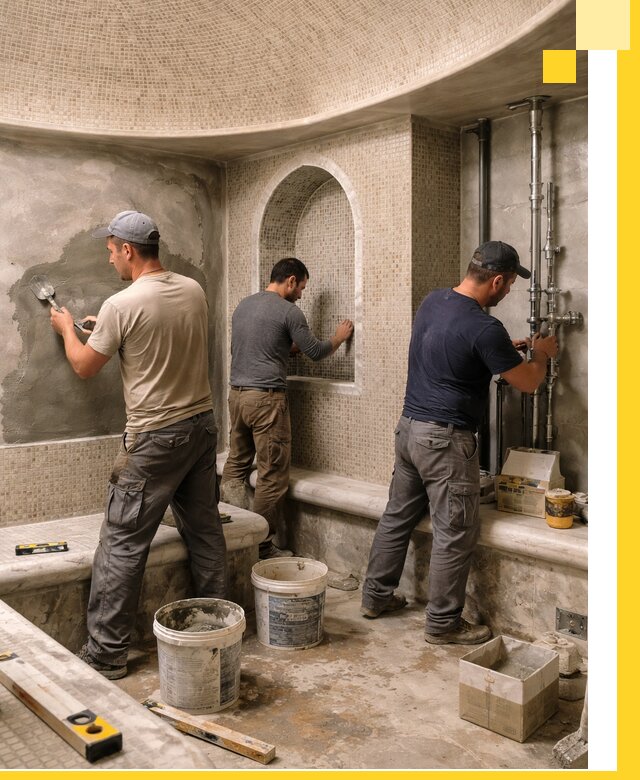 Профессиональный монтаж хамамов под ключ в Майкопе с гарантией