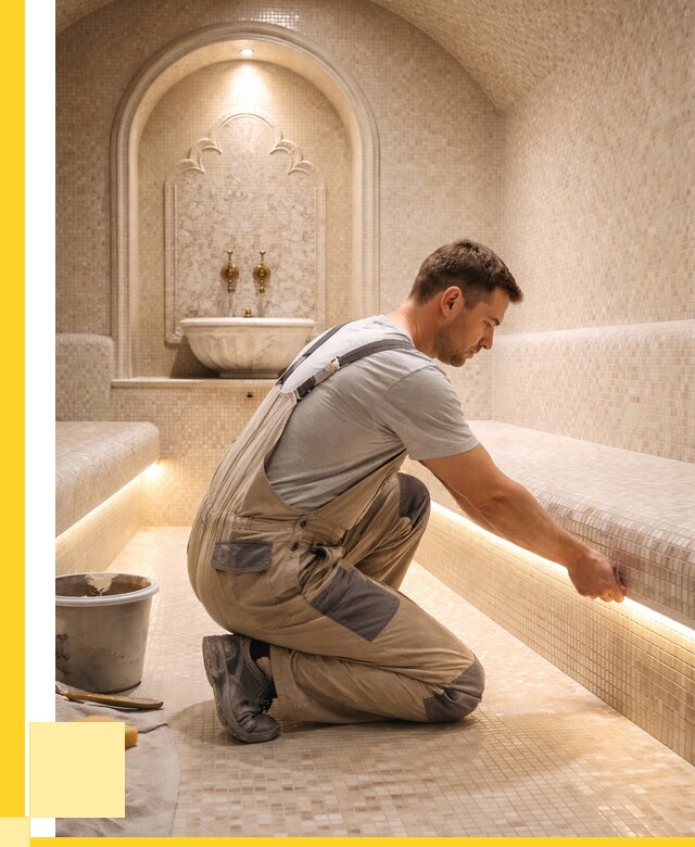 Отделка хамамов под ключ в Майкопе от 5560 р. | ЭриданМкп