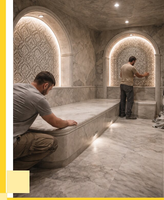 Турецкие бани под ключ в Майкопе от 252725 р. | ЭриданМкп