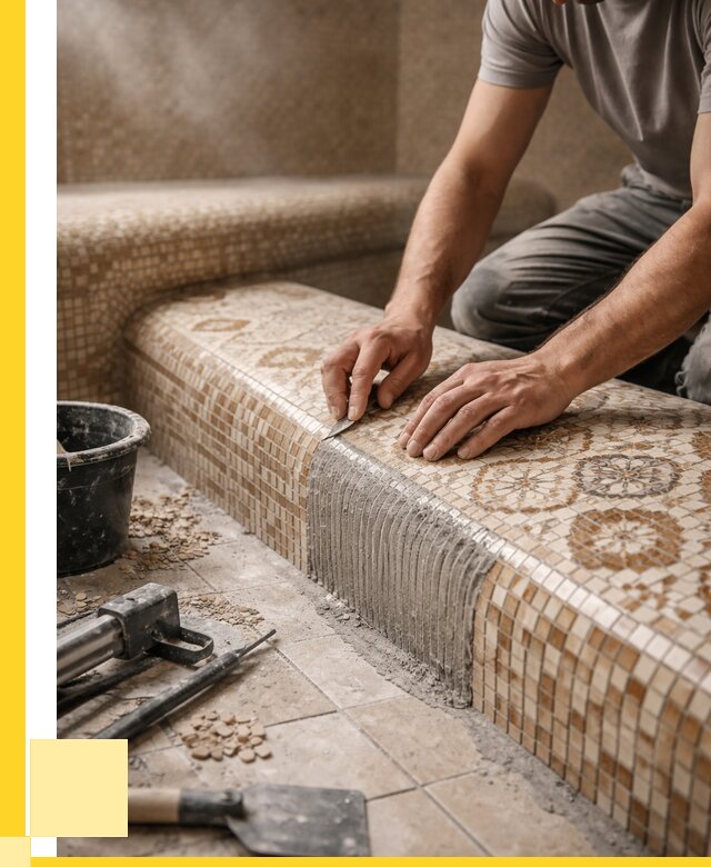 Плитка для хамама под ключ в Майкопе от 3538 р. | ЭриданМкп